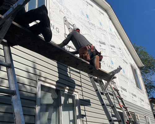 House Siding Work